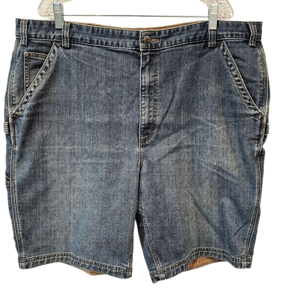 Duluth Trading Co Flex Ballroom Jeans Carpenter Shorts Size 44